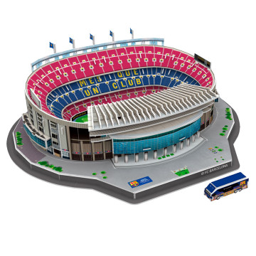 Quebra-cabeça 3D do Estádio Camp Nou FC Barcelona 98 unidades  - 1