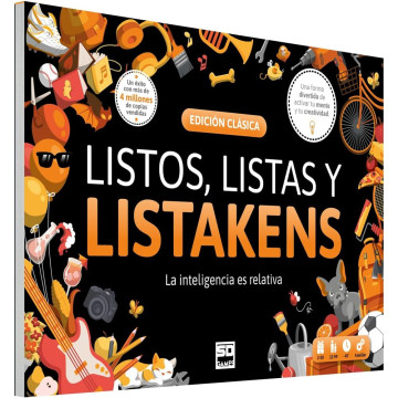 Jogo de tabuleiro Listos Listas e Listakens em espanhol  - 1