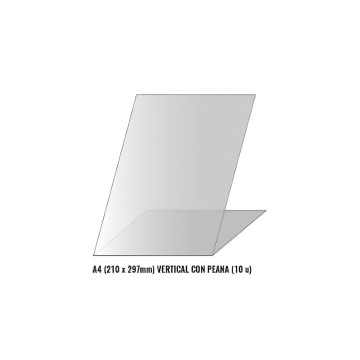 PACOTE DE PORTA-PREÇOS 10 (A4 COM SUPORTE) 210X290MM VARIOS - 1