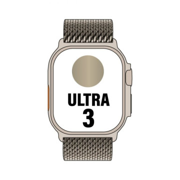 Apple Watch Ultra 3/ GPS/ Celular/ 49 mm/ Caixa em titânio natural/ Pulseira Milanese Loop M Apple - 1