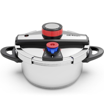 Panela de pressão Orbegozo HP 4200 / 4L / Aço inoxidável / Adequada para fogão de indução ORBEGOZO - 1