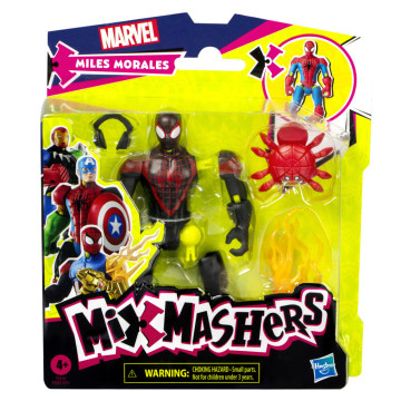 Figura Miles Morales Mix Mashers Marvel 12cm HASBRO - 1