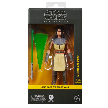 Quinlan Vos, figura de ação de Star Wars da série The Clone Wars, 15 cm HASBRO - 1