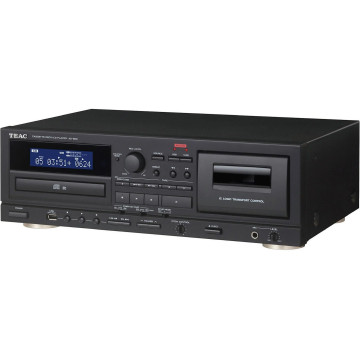Leitor de CD e cassete TEAC AD-850-SE com USB, preto  - 1