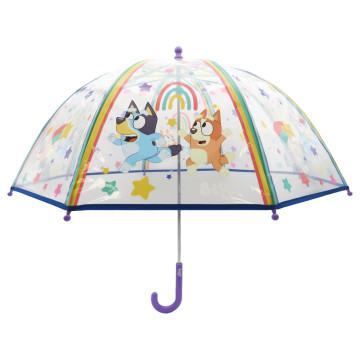 Guarda-chuva manual transparente com bolhas Bluey de 48 cm CYP BRANDS - 1