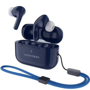 Fones de ouvido Bluetooth Vention Echo Lite E11 Plus com estojo de carregamento / 30 horas de duração da bateria / Azul VENTION 