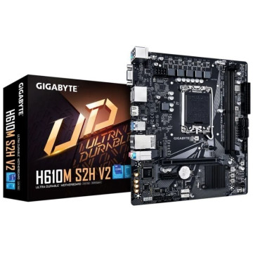Placa-mãe Gigabyte H610M S2H V2 Socket 1700/ DDR4/ PCIe 4.0/ Micro ATX GIGABYTE - 1
