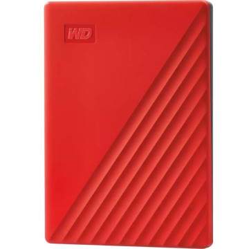Disco rígido externo Western Digital My Passport de 4 TB/ 2,5"/ USB 3.2/ Vermelho Western Digital - 1