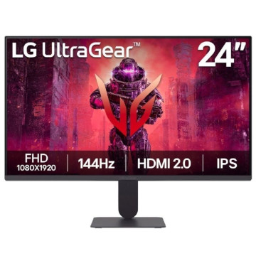 Monitor Gamer LG UltraGear 24G411A-B 23.7"/ Full HD/ 1ms/ 144Hz/ IPS/ Preto LG - 1