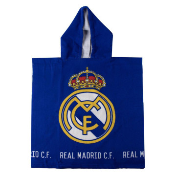Poncho de toalha de microfibra do Real Madrid  - 1