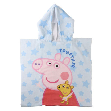 Toalha poncho de microfibra da Peppa Pig  - 1