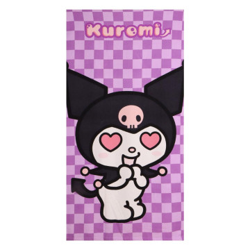Toalha de microfibra Kuromi Hello Kitty  - 1