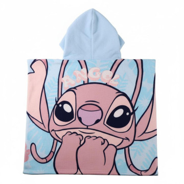 Toalha poncho de microfibra do Stitch da Disney.  - 1