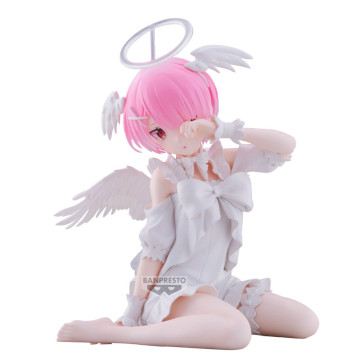Figura Ram Sweet Angel Relax Time Re:Zero Starting Life in Another World 13cm BANPRESTO - 1