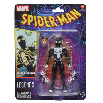 Figura do Homem-Aranha Venom da Série Marvel Legends de 15 cm HASBRO - 1