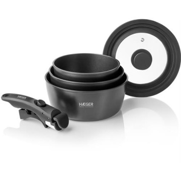 CONJ HAEGER 5PEÇ.-EASYFITPOTS16/18/20 HAEGER - 1
