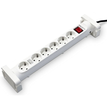 Régua de tomadas Salicru SAFE 6S com interruptor / 6 tomadas / Cabo de 1,4 m / Branca SALICRU - 1