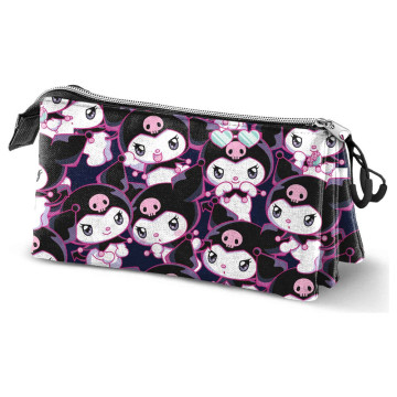 Estojo triplo Kuromi Hello Kitty KARACTERMANIA - 1