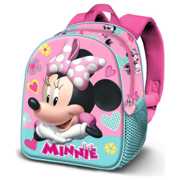 Mochila Minnie Disney com pingente 3D, 31 cm KARACTERMANIA - 1