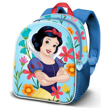 Mochila Disney Branca de Neve com Flores 3D 31cm KARACTERMANIA - 1