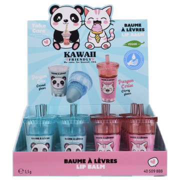 Conjunto de protetores labiais Kawaii  - 1