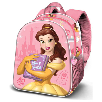 Mochila 3D da Bela, inspirada no filme A Bela e a Fera da Disney, 31 cm KARACTERMANIA - 1