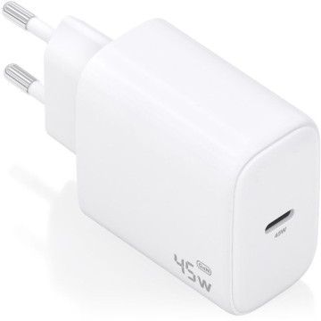 Carregador de parede Aisens A110-0969 GaN / 1x USB Tipo C / 45 W / Branco AISENS - 1