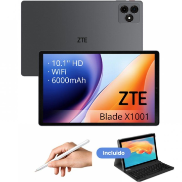 Tablet ZTE Tab Blade X1001W de 10,1" / 4 GB / 128 GB / Octa-core / Cinza / Inclui teclado e caneta stylus ZTE - 1