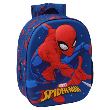 Mochila Marvel Homem-Aranha 3D LED 33cm SAFTA - 1