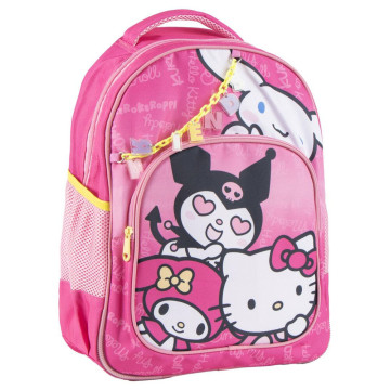 Mochila Hello Kitty e Amigos 42cm ajustável  - 1