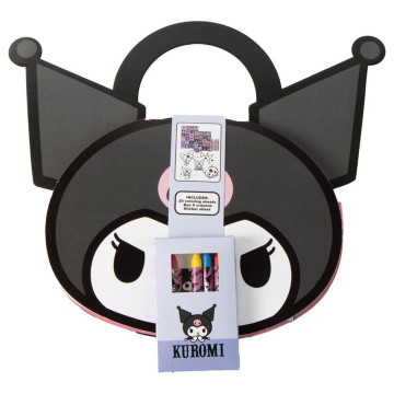 Álbum de atividades para colorir Kuromi Hello Kitty  - 1