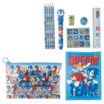 Conjunto de papelaria do Sonic the Hedgehog  - 1