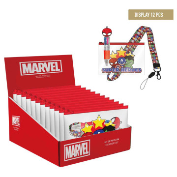 Conjunto de papelaria Marvel  - 1