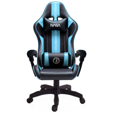 Cadeira Gamer NASA ATLANTIS V2 Preta e Azul NASA - 1