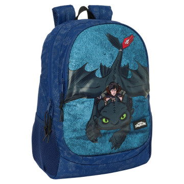 Mochila Como Treinar o Seu Dragão 44cm adaptável SAFTA - 1