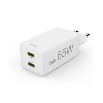 Carregador HAMA 00201994 2xUSB QC+PD+GAN 65W HAMA - 1