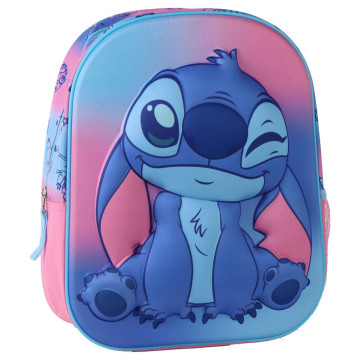 Mochila 3D Stitch Disney 30cm  - 1