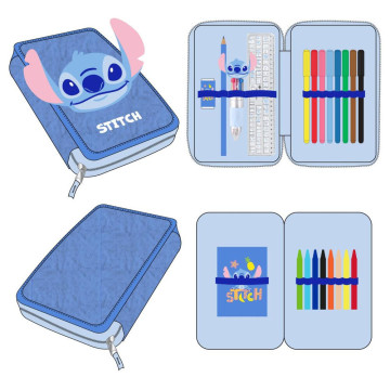 Estojo duplo para lápis do Stitch da Disney  - 1