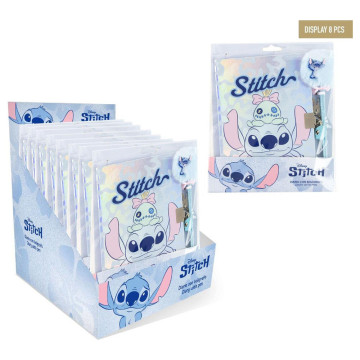 Diário do Stitch da Disney + caneta  - 1