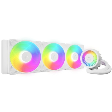 Sistema de refrigeração líquida Arctic Liquid Freezer III Pro 420 A-RGB/Branco  - 1