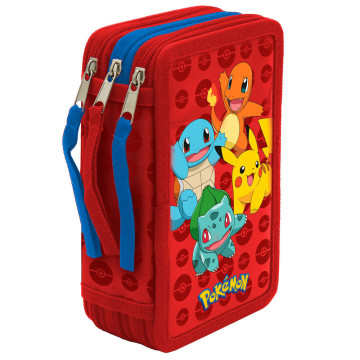 Estojo para lápis Pokémon com 39 peças (triplo) CYP BRANDS - 1