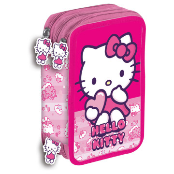Estojo triplo Hello Kitty  - 1