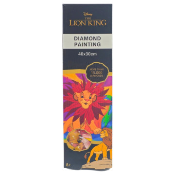 Pintura com Diamantes O Rei Leão Disney CANENCO - 1