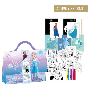 Conjunto de sacolas para colorir Disney Frozen  - 1