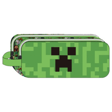 Estojo para lápis com o rosto do Minecraft  - 1