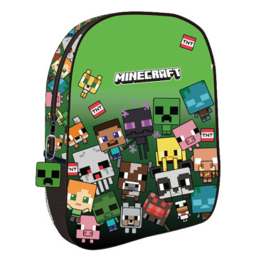Mochila com rosto do Minecraft 30cm  - 1