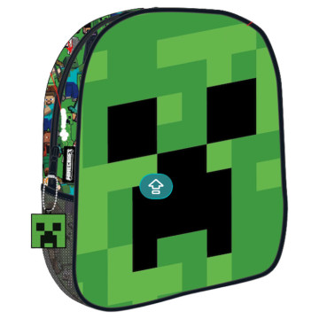Mochila com personagens de Minecraft, 26 cm  - 1