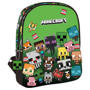 Mochila Minecraft com personagens 3D, 30 cm  - 1