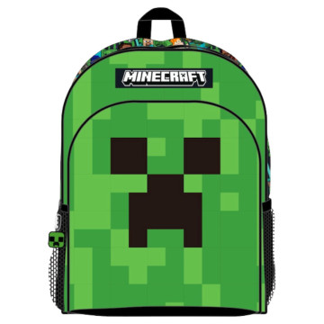 Mochila com rosto do Minecraft, 42 cm  - 1