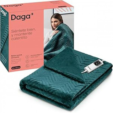 Cobertor Dagger Relax, verde suave, 160x120, tamanho 3P 6T, lavável. Daga - 1